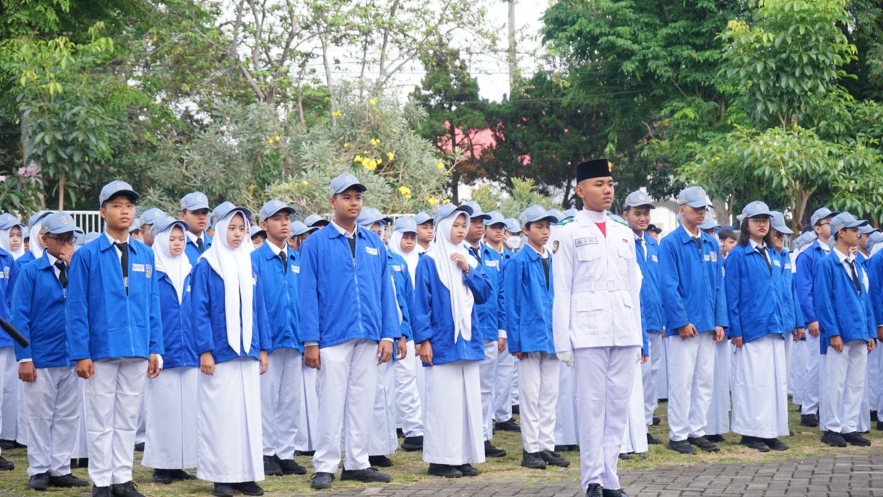 Upacara Peringatan Hari Kesaktian Pancasila Tahun 2025, SMAN 1 Glagah. (Foto: Istimewa)