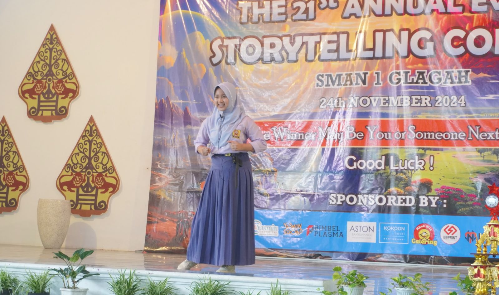 Salah satu peserta STC ke 22 SMAN 1 Glagah. (Foto: Tim STC)