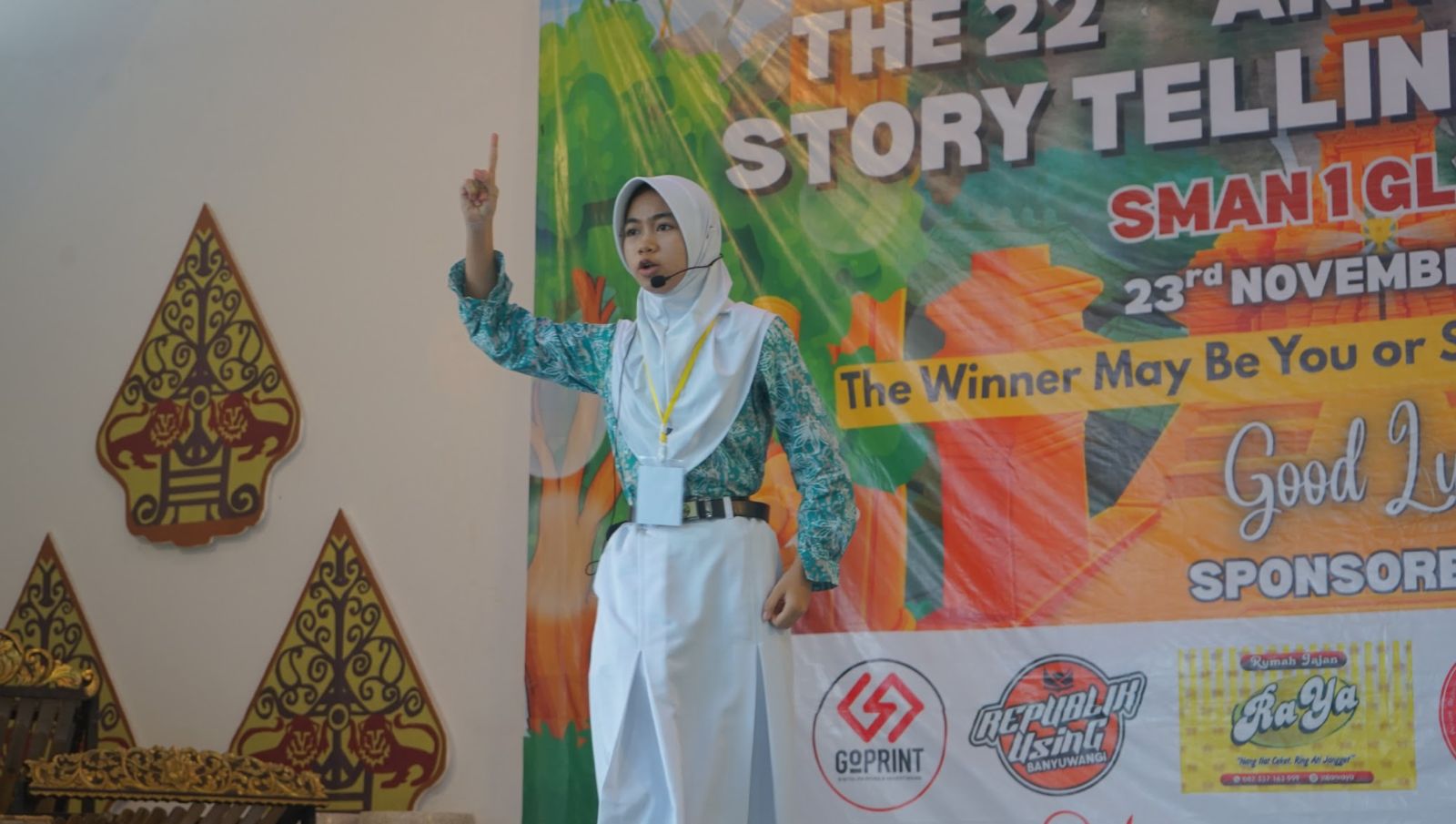 Salah satu peserta STC ke 22 SMAN 1 Glagah. (Foto: Tim STC)