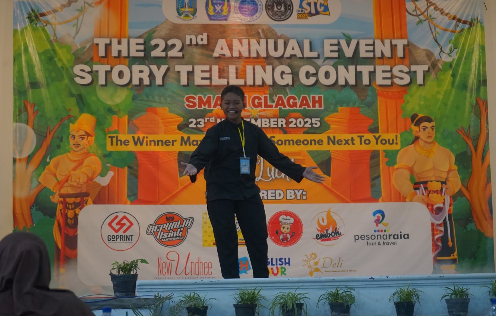 Salah satu peserta STC ke 22 SMAN 1 Glagah. (Foto: Tim STC)