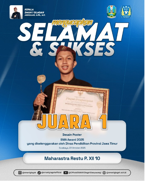 Juara 1 Lomba Desain Poster Sma Award 2025 Tingkat Provinsi