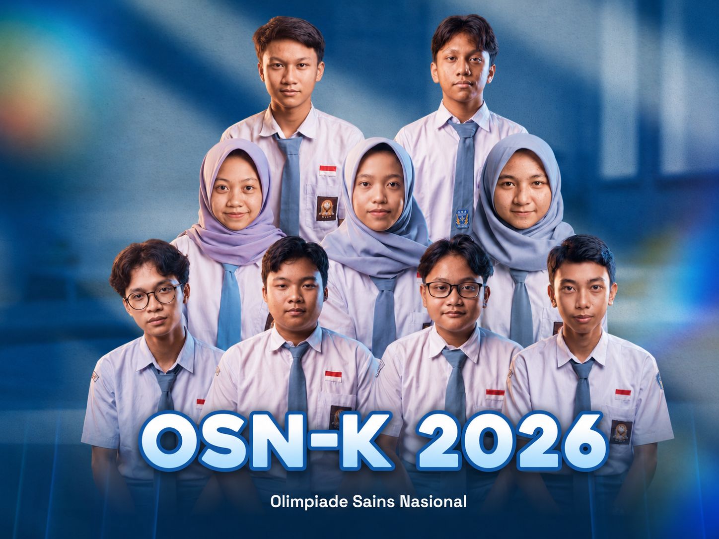 Siswa-siswi SMAN 1 Glagah yang berhasil lolos OSN tingkat Provinsi. (Foto: Humas)