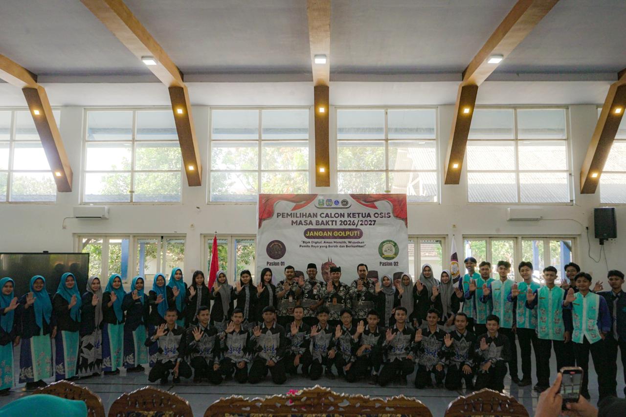 Pemilihan Ketua dan Wakil Ketua OSIS (Pilketos) SMAN 1 Glagah masa bakti 2026–2027. (Foto: Humas)